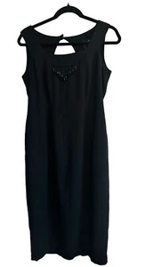 Carole Little Women's Black Dress Formal Party Wedding Evening Size 10 - Picture 1 of 6