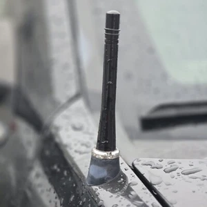 4 inch " Short Black Aluminum Antenna Mast for Jeep Grand Cherokee 2005-2010 New - Picture 1 of 24