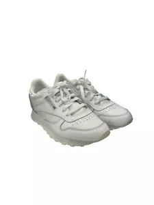 Reebok Women Classic Leather Shoes Ftwr White / Ftwr White / Pure Grey 3 GZ6097 - Picture 1 of 9