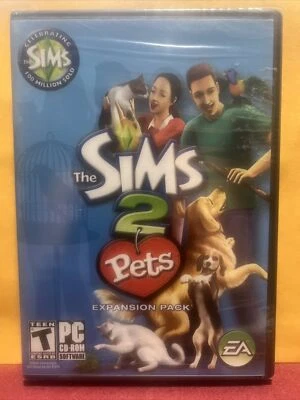 🐩🦮🐅Brand New!!! Sims 2: Pets (PC, 2006) Factory Sealed!!!🐅🦮🐩 - Image 1 of 4