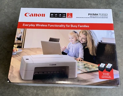 Canon PIXMA TS3322 Wireless Inkjet All-In-One Printer - Image 1 of 4