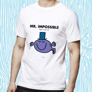 Mr Men T-Shirt Mr Impossible Printed Tee Adults Short Sleeve Unisex Top - Picture 1 of 26