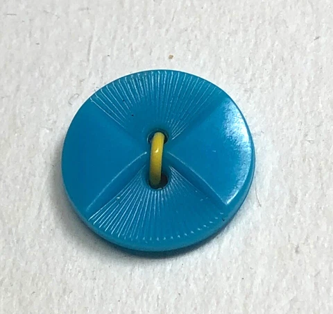 Turquoise #4 Vintage Colt Plastic Button Cover
