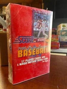 1988 SCORE Major League Baseball Cards. 36 Packs 17 Cards and 1 Trivia Per Pack. - Picture 1 of 2
