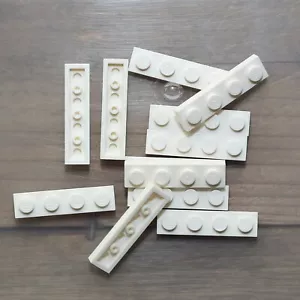 LEGO 3710 White Plate 1X4 QTY 12 - Picture 1 of 1