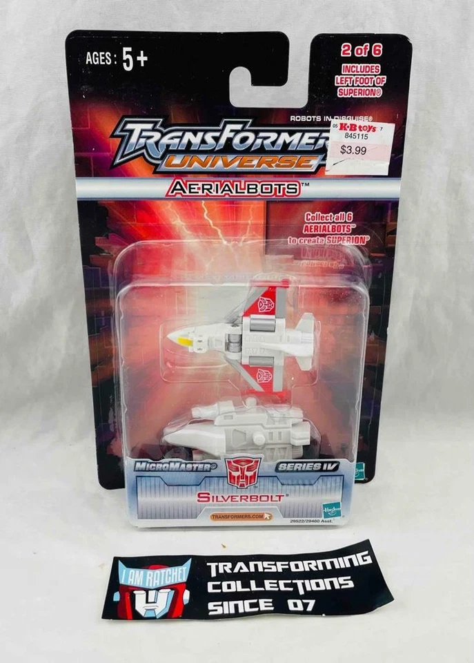 Transformers Universe  Micro Aerialbots Silverbolt MOSC - Image 1 of 1