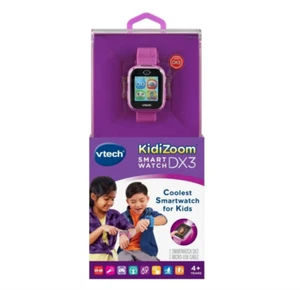 NEW VTech KidiZoom Smartwatch DX3 - Purple - Picture 1 of 10