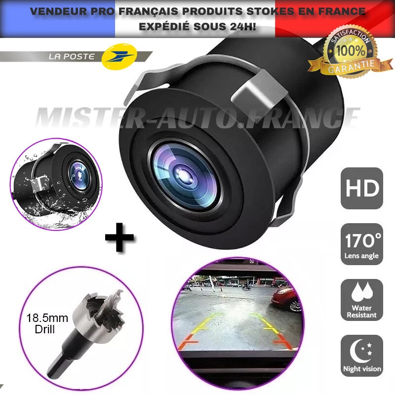 Caméra de Recul ★Vision Nocturne HD Stationnement ✅Grand Angle 170° Etanche IP67 - Photo 1/4
