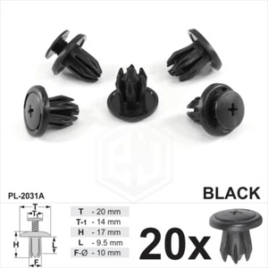 20 x Clips For BMW Mini Plastic Wheel Arch Lining Bumper Splashguard Skirt Trim - Picture 1 of 2
