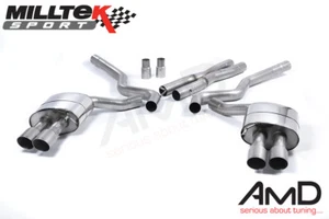 Milltek Ford Mustang 5.0 V8 GT Cat Back Exhaust Non Resonated SSXFD159 - Picture 1 of 1