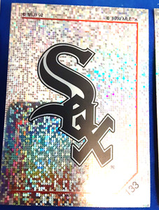 1992 Panini Stickers Chicago White Sox #133 PACK PULL SUPER RARE GLITTER FOIL MT
