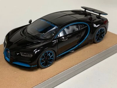 1/43 Looksmart Bugatti Chiron Zero - 400 - Zero record custom base  A2016 - Image 1 of 4