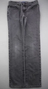 Girl's 2015 Old Navy Skinny Jeans Adjustable Waistband Black Size 14 (28x28) - Picture 1 of 8