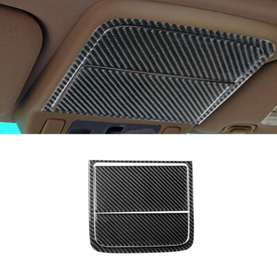 Cubierta de marco de luz superior de fibra de carbono 3 piezas para Subaru Forester 2005-2008 Foto 1 de 4