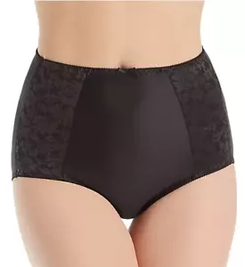 Bali Double Support Full-Cut Black Shaper Brief Plus Size 10/3XL - Picture 1 of 5