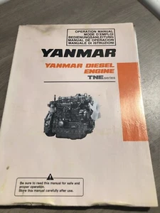 MANUAL DE OPERACIÓN DEL MOTOR DIÉSEL SERIE TNE YANMAR INGLÉS, FRANCÉS, ALEMÁN, ESPAÑA - Imagen 1 de 5