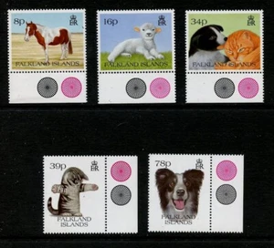 ISLAS MALVINAS 588-92, 1993 MASCOTAS, MNH (FAL1334K) - Imagen 1 de 1