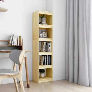 Solid Pine Bookshelf Display Shelf Storage Cabinet Bookcase Stand Wooden Rack - Picture 1 of 9