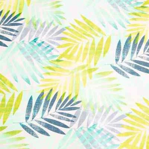 Green Fern PVC Tablecloth Kitchen Outdoor Available with Parasol Hole - Picture 1 of 14