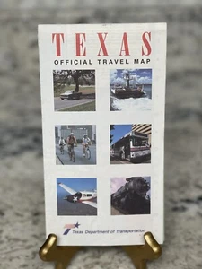 Vintage 1995 Texas offizielle Reise Roadmap George W Bush TX Abteilung Transport - Bild 1 von 3