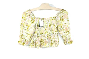 NWT Who What Wear Women's Drawing Room Floral Ruffle Tunic Blouse 2X - Picture 1 of 9