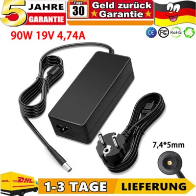 90W 19V 4,74A Netzteil Ladegerät für HP Elitebook ProBook Pavilion Compaq Serie - Bild 1 von 4