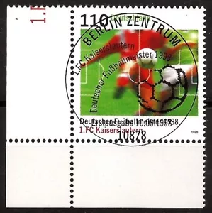 [1084] Germany 1998, Carimbo do dia, Goma original, F.C. Kaiserslautern - Picture 1 of 1