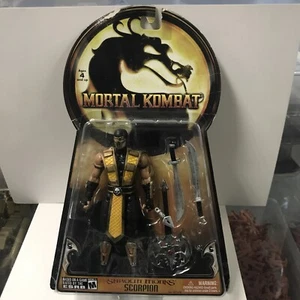 Mortal Kombat Shaolin Monks Scorpion 2005 action figure Jazwares 6” - Picture 1 of 10