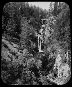 Magic Lantern Slide LIFE OF ROBERT BURNS NO36 UPPER FALLS OF BRUAR C1890 PHOTO - Foto 1 di 2