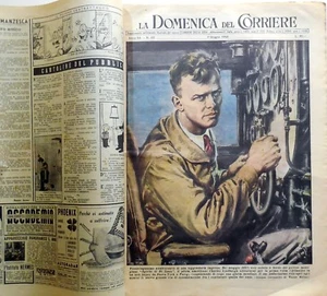 Zeitung LA DOMENICA DEL COURIERE N.22 1952 SPIRIT ST. LOUIS CHARLES LINDBERGH  - Bild 1 von 2