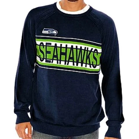 Seattle Seahawks Sweater NFL Seahawks Long Sleeve XXL Cover