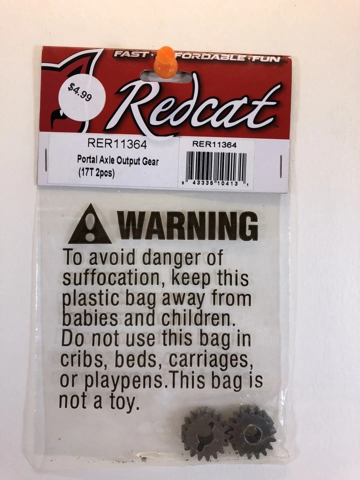 Redcat Racing RER11364 Portal Axle Output Gear 17t (2pc) Metal - Image 1 of 1