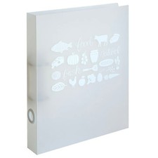 Ricetta Raccoglitore Natural Food Collezione Argento Trasparente A4 di Cucina