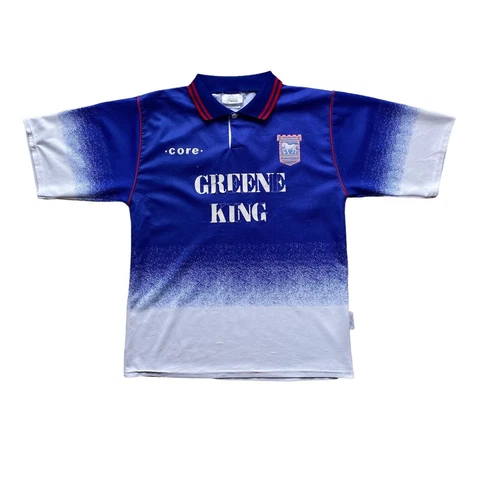 Vintage Ipswich Town 1995/95 Home Soccer Retro Jersey Size M Cover