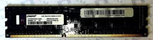 RAM KINGSTON | 2GB PC3 10600U-9-10-A0 | DDR3 | ACR256X64D3U13C9G | - Bild 1 von 3
