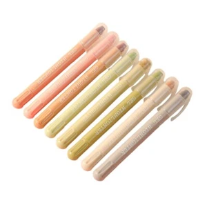 8x Highlighter Marker Aesthetic Highlighter Pen Fluorescent Pen Bible Marker Pen - Picture 1 of 8
