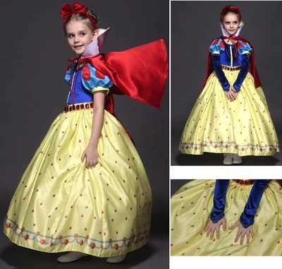 Snow White Carnival Dress Up Princess Snow White Deluxe Costume SNOW002 - Image 1 of 4