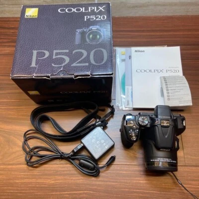 Nikon Coolpix P520 Black Digital Camera 2731 From Japan - Image 1 of 4