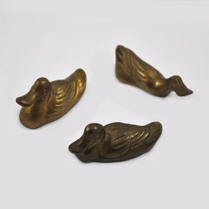 3 Messingenten - Enten aus Messing - Brass Ducks  - Bild 1 von 2