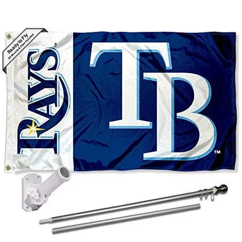 Tampa Bay Rays Flag Pole and Bracket Set Cover