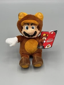 Super Mario Tanooki Mario 8” Stuffed Animal Plush Doll World Of Nintendo 2016 - Picture 1 of 10