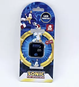 Reloj Sonic The Hedgehog LED 30 Aniversario Sonic & Tails Sega Niños Nuevo - Imagen 1 de 4
