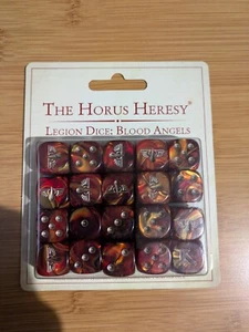 Horus Heresy Blood Angels Legion Dice Pack Space Marines 30K 40K Scatter Die - Picture 1 of 2