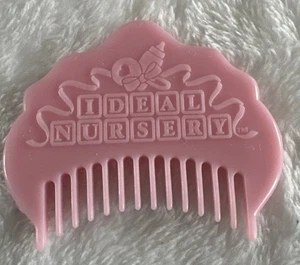 Rosa Vintage Ideal Kinderzimmer Kunststoff Haarkamm Puppenbürste Zubehör 80er 90er - Bild 1 von 2