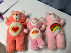 Konvolut 3 Care Bear Plüschpuppen 80er Jahre - Bild 1 von 8
