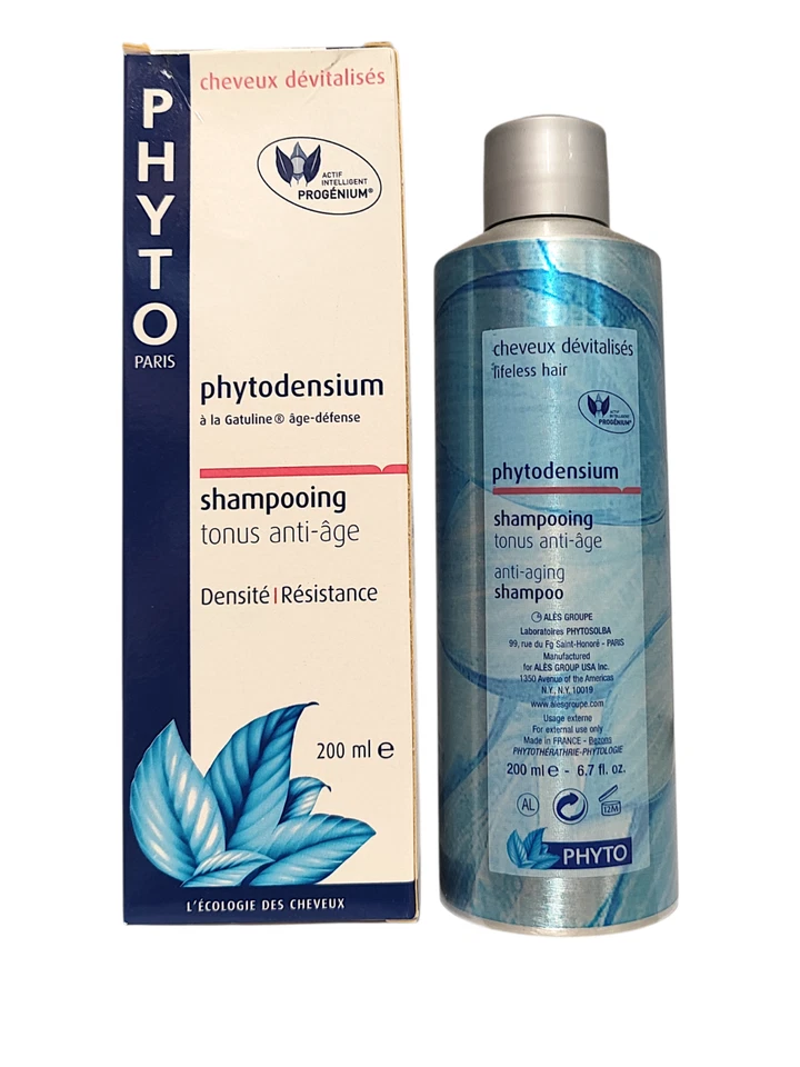 Phyto Phytodensium Shampoo 6.7 oz Antiaging  LIFELESS Hair Thickness Strength - Image 1 of 1