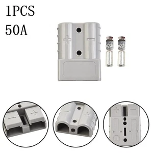 Power Connector Terminal Cable Battery Copper Silver For 50/120A High Quality - Picture 1 of 44