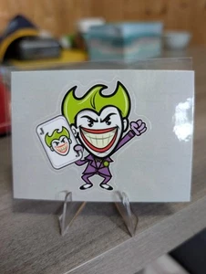 Joker #T-06 2014 Cryptozoic DC Comics Epic Battles Bam!  Sticker/Card NM - Picture 1 of 2