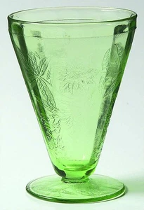 Vaso Jeannette floral verde 7 OZ con patas 2304578 - Imagen 1 de 1