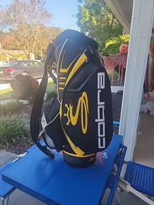 King Cobra Deluxe Tour Staff Golftasche 6-Wege-Teiler 8-Pkt schwarz/gelb sportlich - Bild 1 von 19